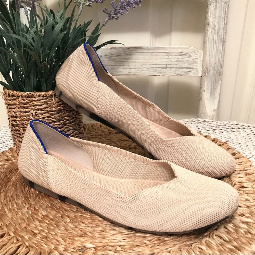 Rothy’s The Flat in Ecru Size 8.5